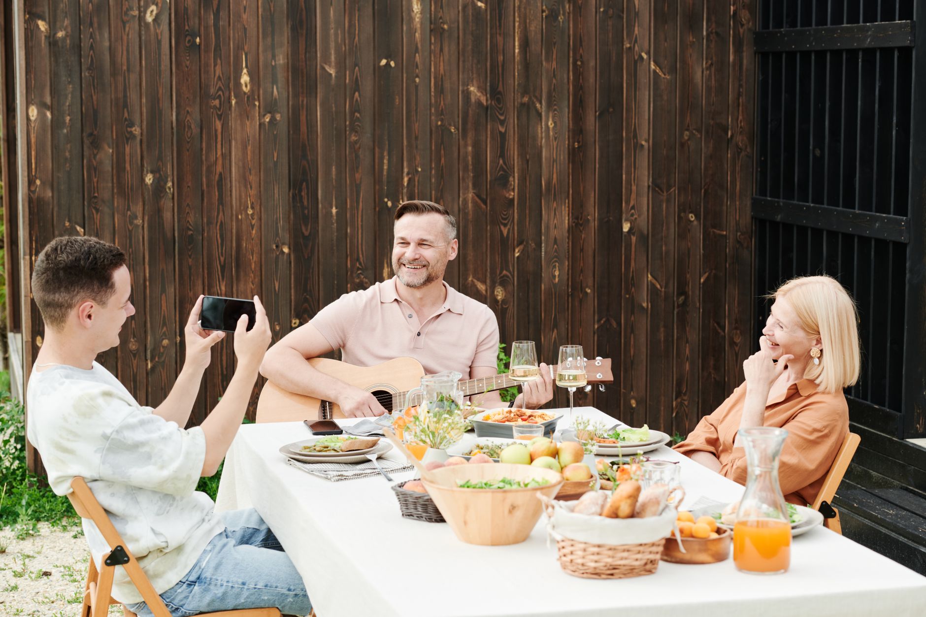 Photo by Julia M Cameron on Pexels — how to have a phone free family dinner